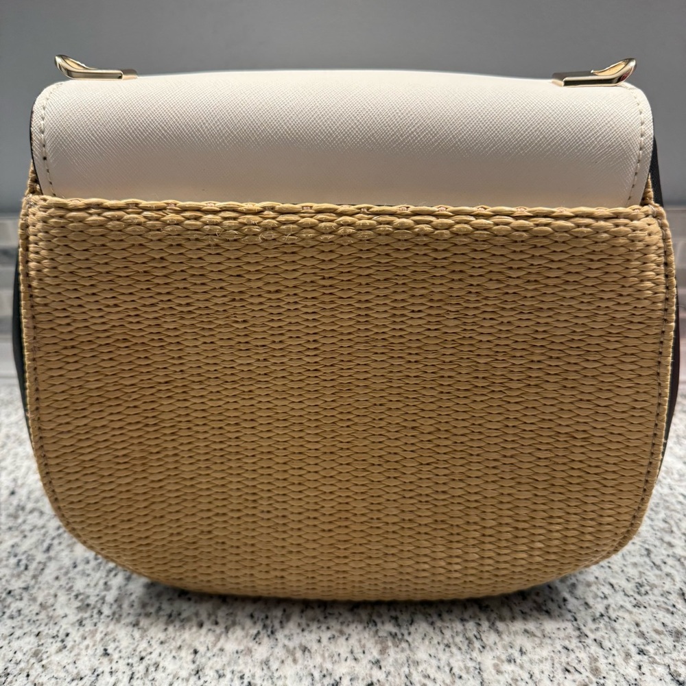 Kate Spade Cameron Street Straw Colorblock Byrdie Crossbody - Picture 4 of 10